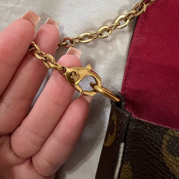 AUTHENTIC Louis Vuitton Felicie Pochette monogram canvas - Picture 7 of 17